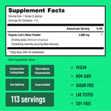 NutraChamps Lion's Mane Mushroom Powder in a bowl