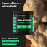 NutraChamps Lion's Mane Mushroom Powder serving size scoop