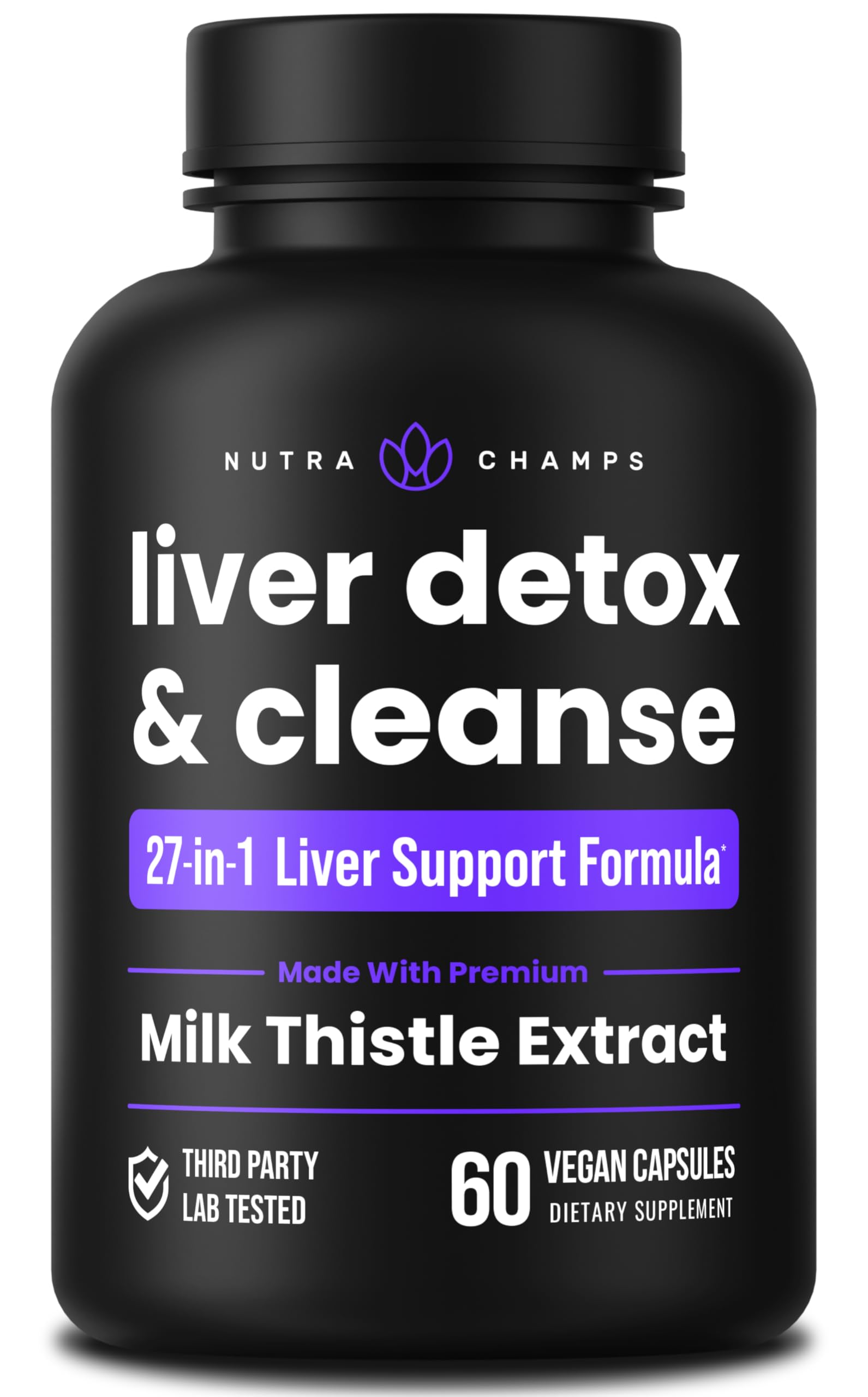 NutraChamps Liver Supplement 100g capsule close-up