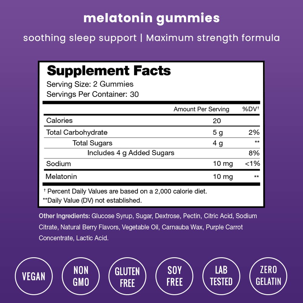 NutraChamps Melatonin Gummies close-up of gummies