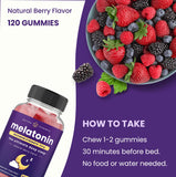 NutraChamps Melatonin Gummies displayed on a wooden table