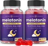 NutraChamps Melatonin Gummies front view packaging