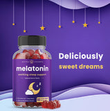 NutraChamps Sleep Gummies ingredients list on packaging