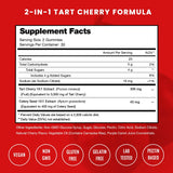 NutraChamps Tart Cherry Gummies showing cherry flavour gummies