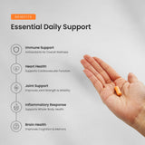 NutraChamps Turmeric Curcumin 1500mg supplement capsules close-up