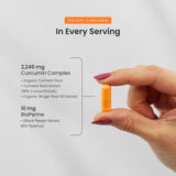 NutraChamps Turmeric Curcumin 1500mg supplement ingredients list