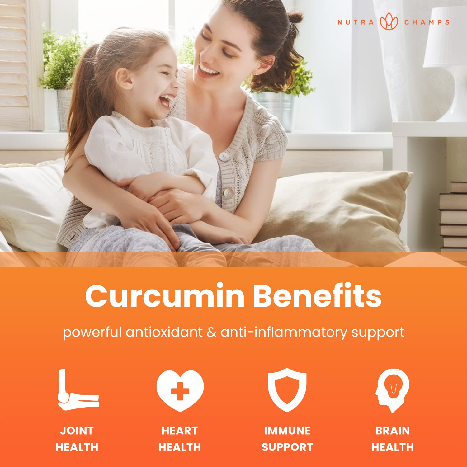 NutraChamps Turmeric Gummies in a bowl with tropical fruits