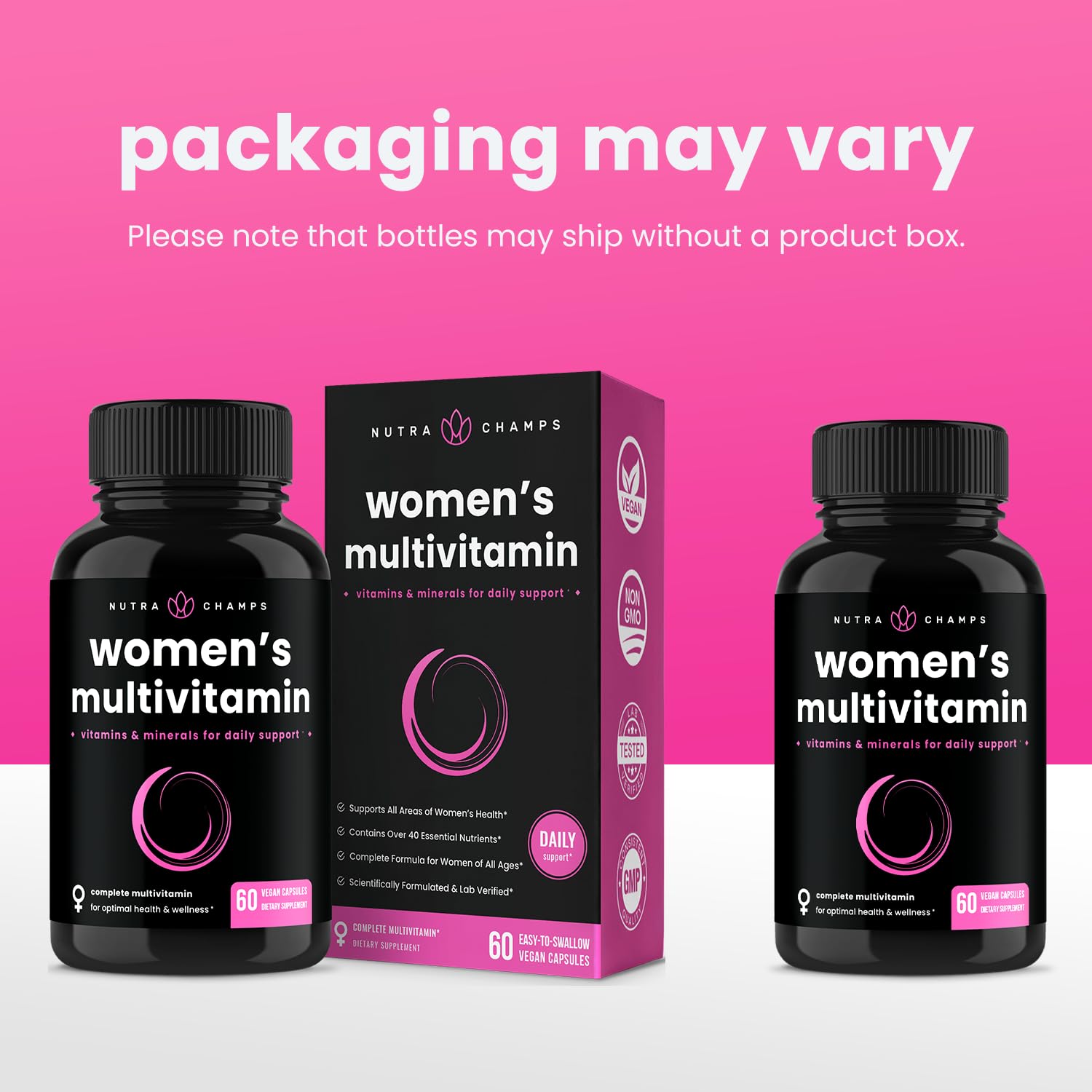 NutraChamps Women's Multi Gummies in a bowl with fresh berries
