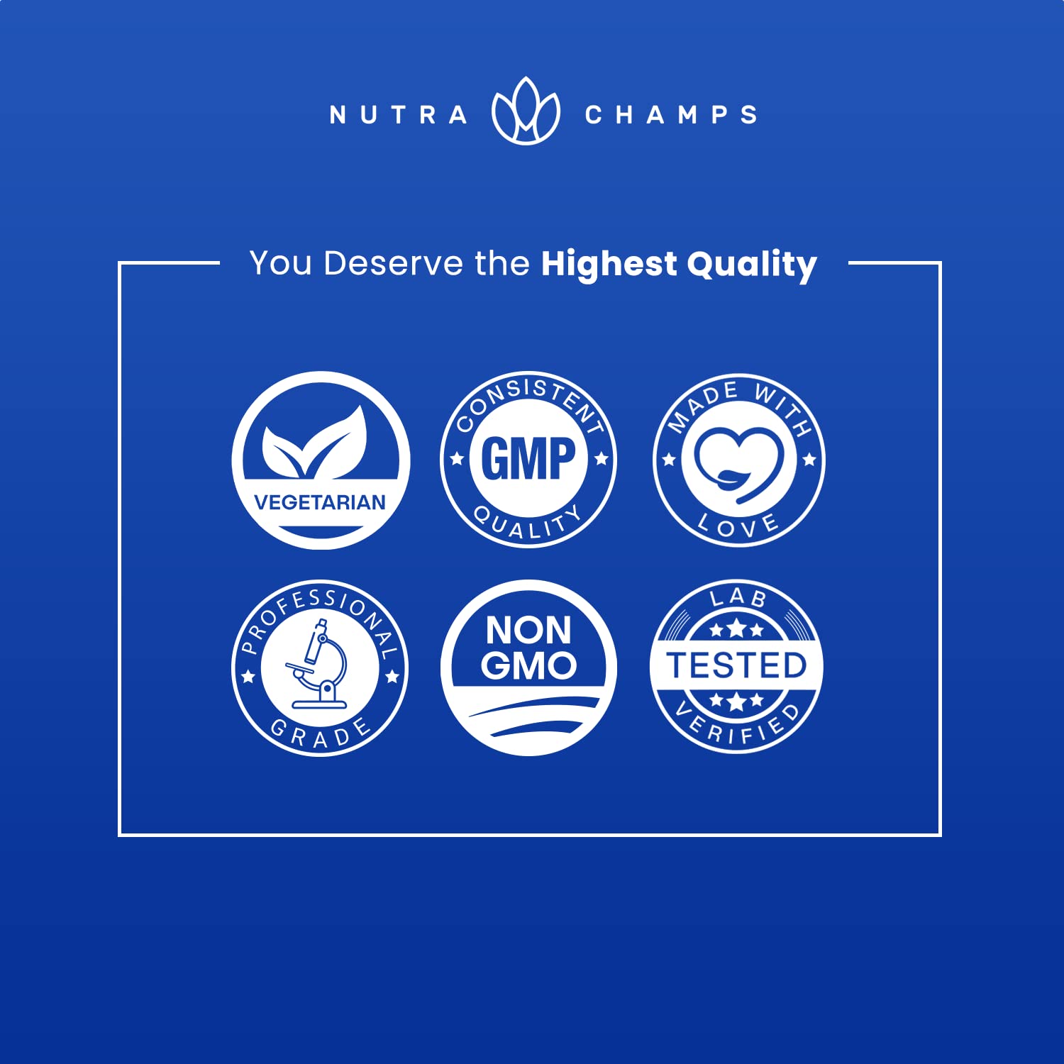 NutraChamps Zinc Gummies displayed with ingredients