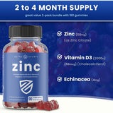NutraChamps Zinc Gummies showing the berry flavour