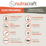 Nutracraft ThyroAid ingredients list on the back of the bottle
