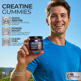 NUTRAFLUS Creatine Gummies packaging with nutritional information