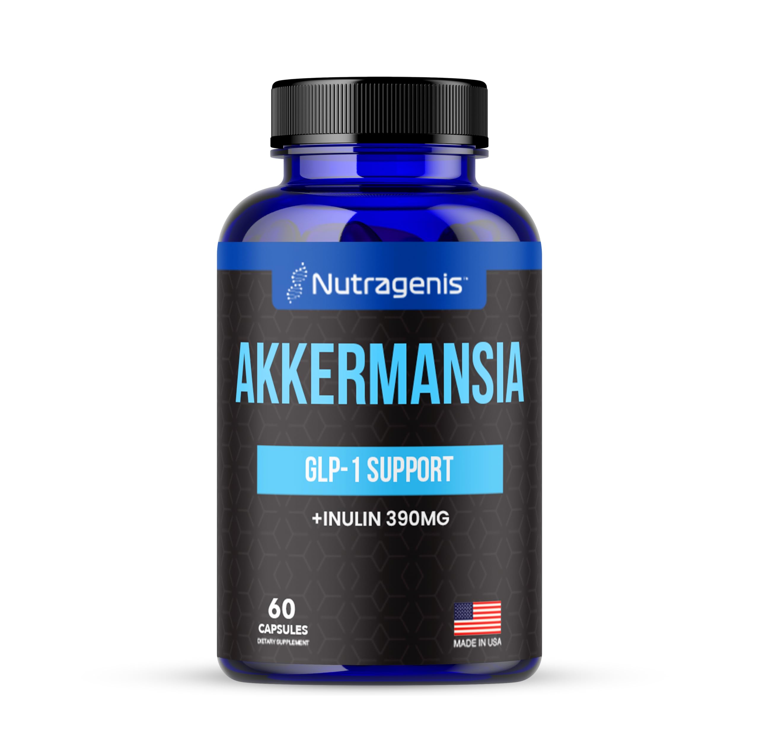 Nutragenis Advanced Akkermansia Probiotic 60 Capsules front view