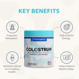 Nutragenis Colostrum Powder 91g in a smoothie
