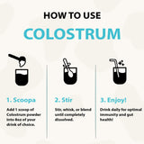 Nutragenis Colostrum Powder 91g side view packaging