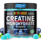 NUTRAGOGO Creatine Monohydrate Gummies bottle front view