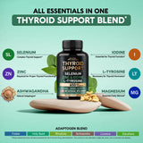 NUTRAHARMONY 20-in-1 Thyroid Complex Capsules with measuring spoon
