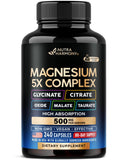 NUTRAHARMONY 5-in-1 Magnesium Complex 500mg Capsules front view