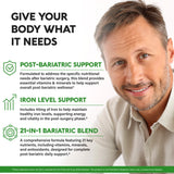 NUTRAHARMONY Bariatric Multivitamin with Iron 21 in 1 capsule close-up