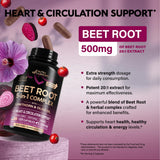 NUTRAHARMONY Beet Root Capsules side view showing capsule size