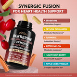 NUTRAHARMONY Berberine Capsules 250mg bottle with label
