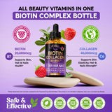 NUTRAHARMONY Biotin & Collagen Drops serving size measurement
