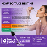 NUTRAHARMONY Biotin & Collagen Drops serving size measurement