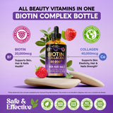 NUTRAHARMONY Biotin & Collagen Drops with measuring dropper