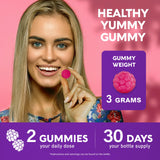 NUTRAHARMONY Biotin & Collagen Gummies open bottle view