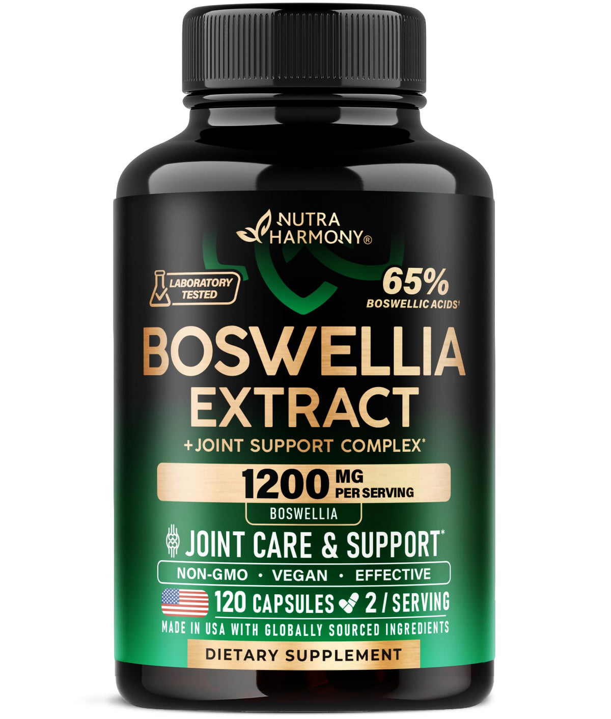 NUTRAHARMONY Boswellia Serrata 1200mg capsules front view