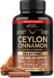 NUTRAHARMONY Ceylon Cinnamon Capsules 400mg front view