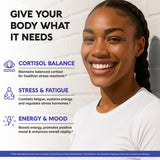 NUTRAHARMONY Cortisol Support Complex bottle side view