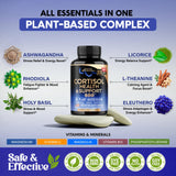 NUTRAHARMONY Cortisol Support Complex capsules on a table