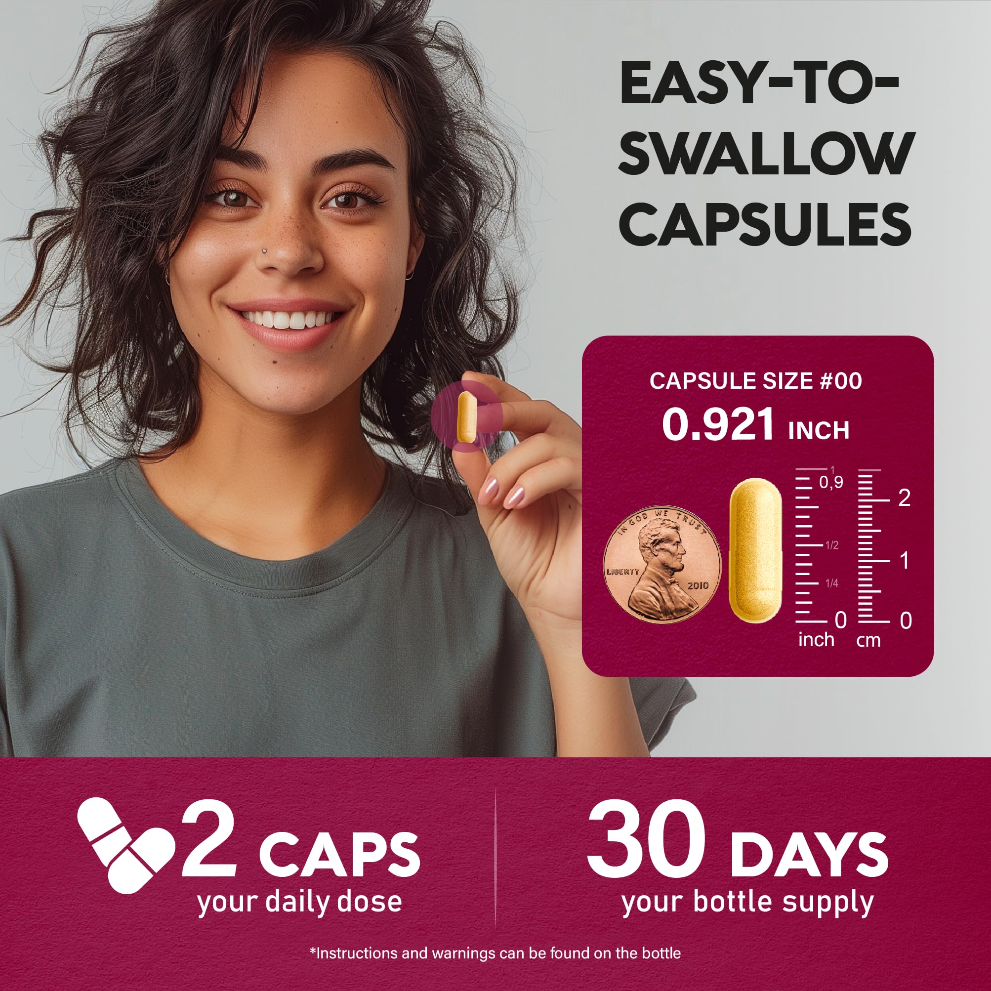 NUTRAHARMONY Full-Spectrum Vitamin B Complex Capsules ingredients list
