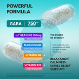 NUTRAHARMONY GABA 750mg Capsules nutritional information