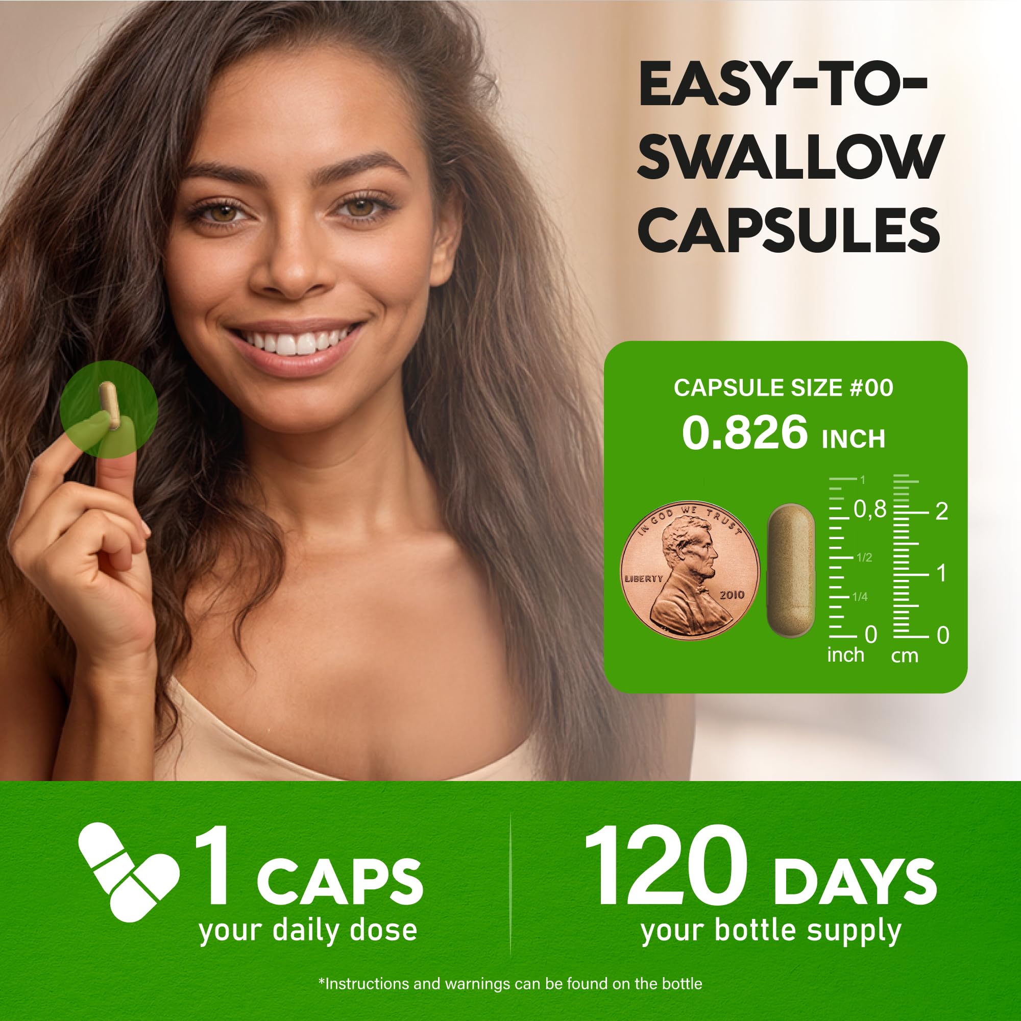 NUTRAHARMONY Green Coffee Bean Extract Capsules with measuring spoon