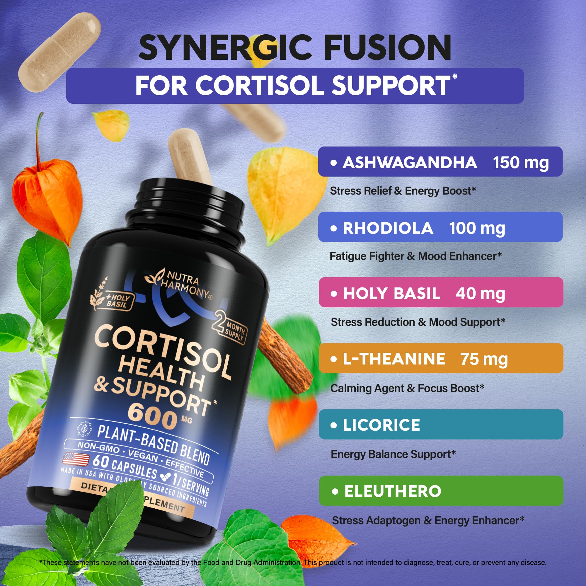 NUTRAHARMONY Holy Basil ingredients list