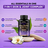 NUTRAHARMONY Hyaluronic Acid Complex 300mg capsules back view