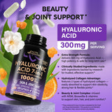 NUTRAHARMONY Hyaluronic Acid Complex 300mg capsules bottle with label