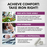 NUTRAHARMONY Iron Capsules 65mg slow release capsule close-up