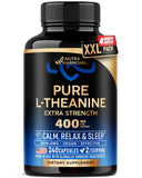 NUTRAHARMONY L-Theanine Supplement 400mg 60 Capsules front view