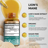 NUTRAHARMONY Lion’s Mane Liquid Extract 1200mg ingredients list