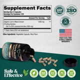 NUTRAHARMONY Lion's Mane Mushroom Capsules on a wooden table