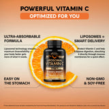 NUTRAHARMONY Liposomal Vitamin C 1700mg ingredients list