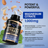 NUTRAHARMONY Magnesium Citrate Capsules 1000 mg serving size