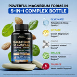 NUTRAHARMONY Magnesium Complex ingredient list on packaging