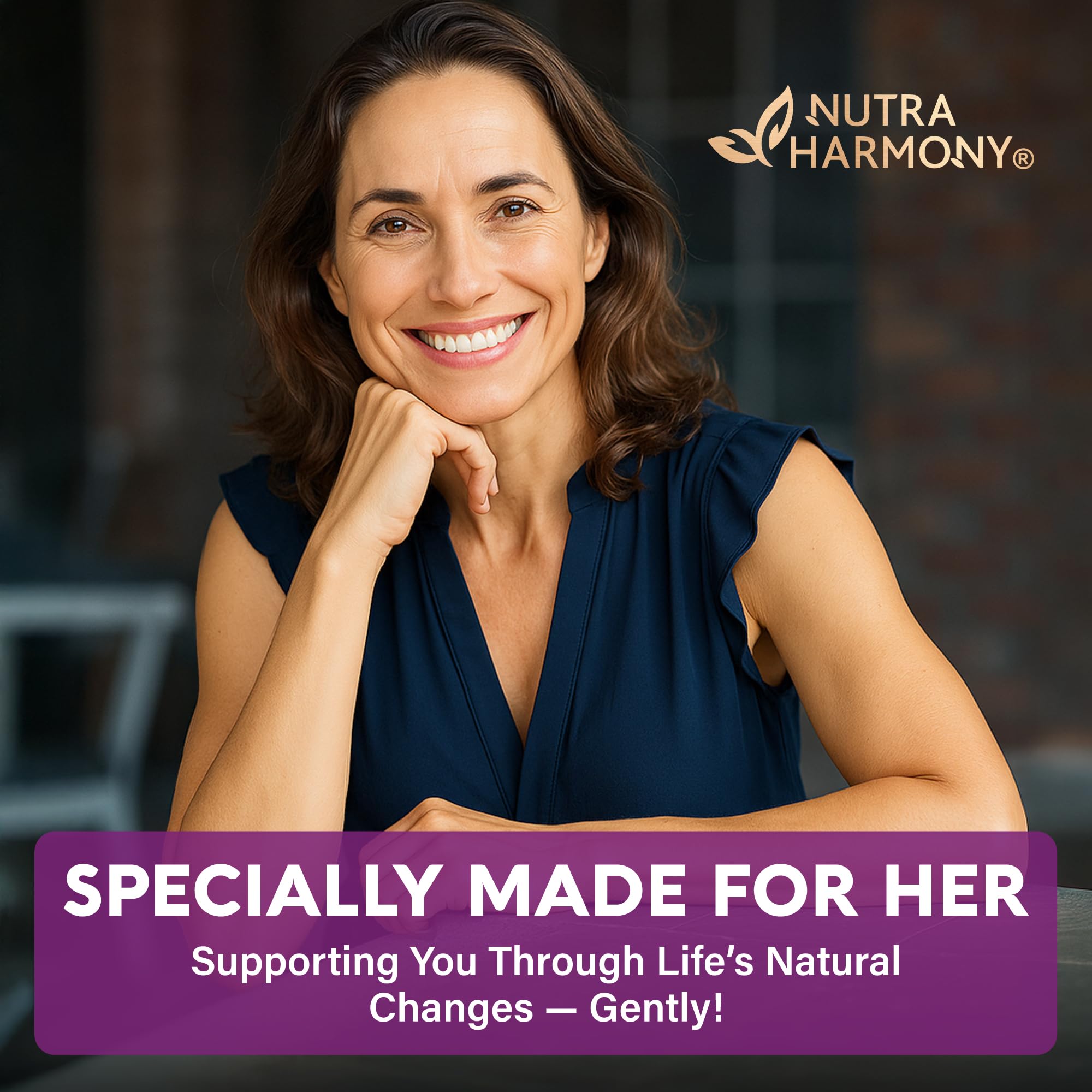NUTRAHARMONY Menopause Supplement 25-in-1 in a lifestyle setting