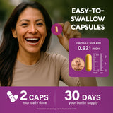 NUTRAHARMONY Menopause Supplement 25-in-1 packaging details