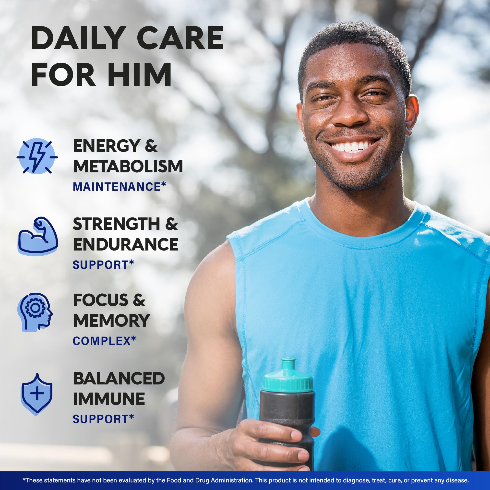 NUTRAHARMONY Multivitamin for Men 46-in-1 capsule close-up