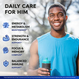 NUTRAHARMONY Multivitamin for Men 46-in-1 capsule close-up